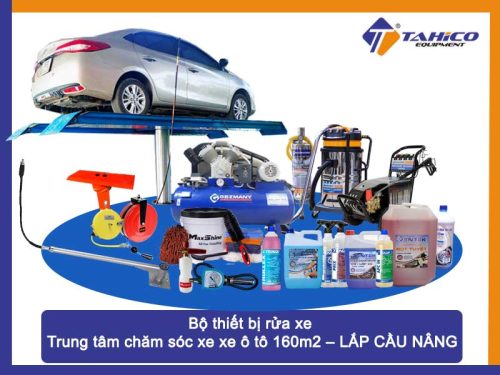 Trung tâm chăm sóc xe xe ô tô 160m2 – LẮP CẦU NÂNG