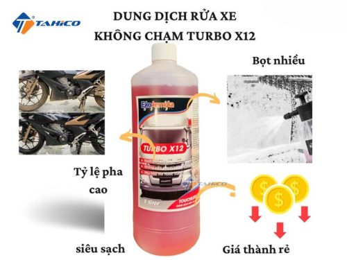 Dung dịch rửa xe không chạm Turbo x12 - Hình ảnh 2