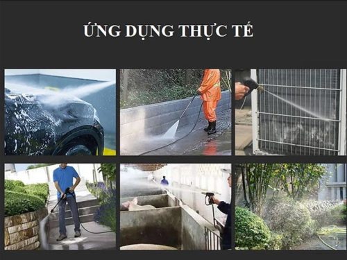 Máy rửa xe dây đai 3HP Trung Quốc