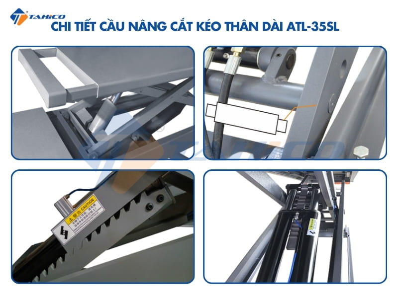 Cầu nâng căt kéo thân dài nâng toàn xe ATL-35SL 4 Cầu nâng căt kéo thân dài nâng toàn xe ATL-35SL - Ảnh 4