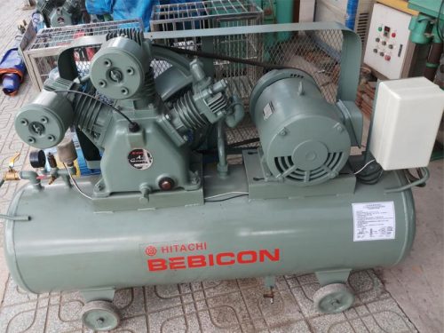 Máy nén khí 10hp nội địa Nhật bãi 280 lít 1 pha