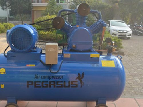 Máy nén khí dây đai Pegasus 7.5HP 330 lít 2 cấp - Hình ảnh 5