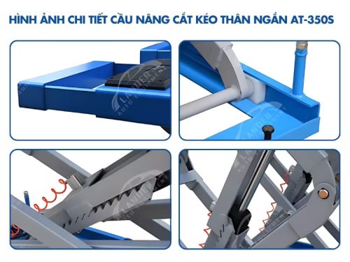 Cầu nâng cắt kéo thân ngắn AT-350S - Hình ảnh 4