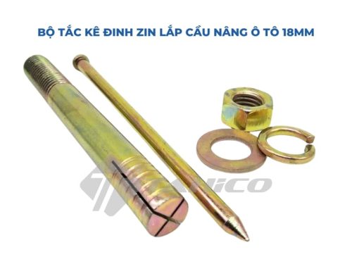 Tắc kê đinh zin lắp cầu nâng ô tô 18mm - Hình ảnh 5