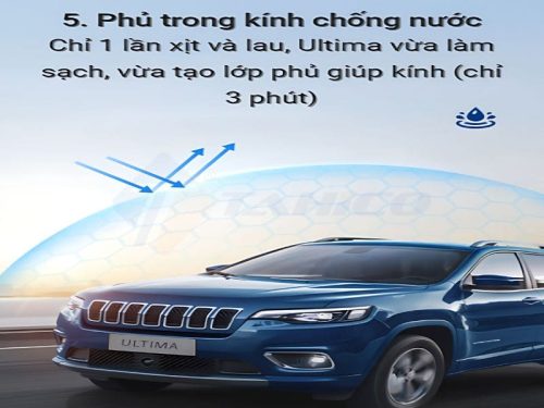 Chai xịt vệ sinh ô tô nano dẻo Ultima - Hình ảnh 4