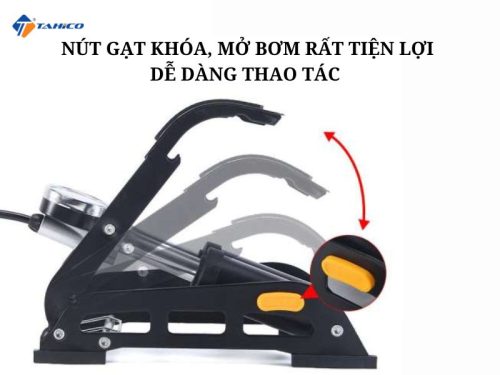 Máy bơm lốp đạp chân 2 ống xilanh Kiotool - Hình ảnh 12