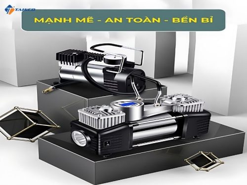 Máy bơm lốp ô tô 2 xilanh Air Compressor