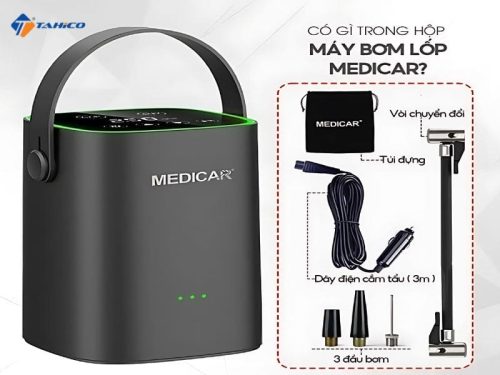 Máy bơm lốp ô tô tự ngắt Medicar