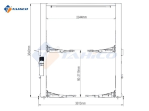 Cầu nâng 2 trụ cáp trên 4.5 tấn | AN TOÀN LÀ TIÊU CHUẨN 23 Cầu nâng 2 trụ cáp trên 4,5 tấn Shark SK3245SD