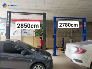 Cầu nâng 2 trụ cáp trên 4.5 tấn | AN TOÀN LÀ TIÊU CHUẨN 21 Cầu nâng cao hơn cầu nâng khác