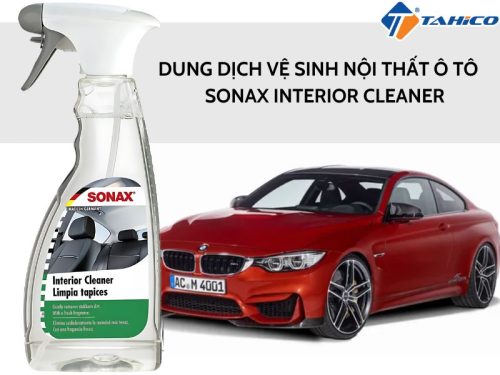 Công dụng dung dịch vệ sinh nội thất ô tô Sonax Interior Cleaner