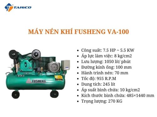 Máy nén khí Fusheng 7.5HP 245 lít VA-100