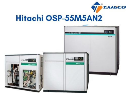 Máy nén khí trục vít ngâm dầu Hitachi OSP-55M5AN2