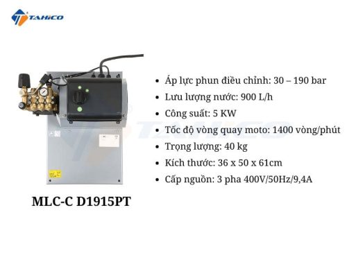 Máy rửa áp lực cao nước lạnh treo tường IPC