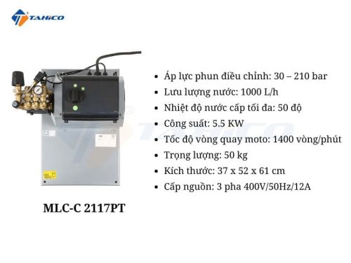 Máy rửa áp lực cao nước lạnh treo tường IPC