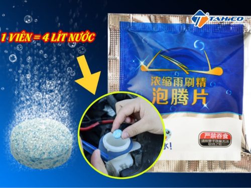 1 viên sủi rửa kính pha với 4 lít nước