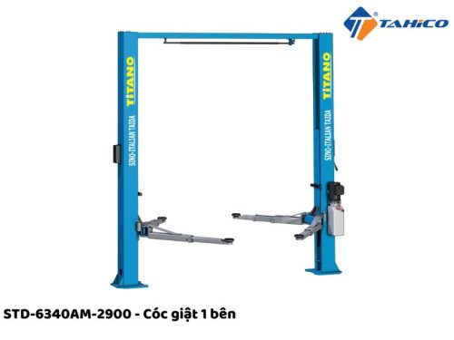 Cóc hãm an toàn cơ khí, mở khóa bằng cóc giật 1 bên 