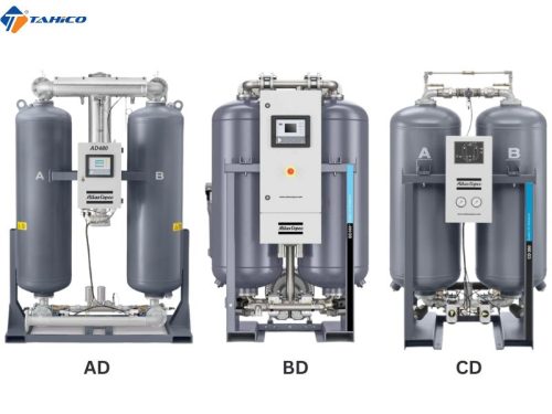 Máy sấy khí hạt hút ẩm Atlas Copco AD - CD - BD