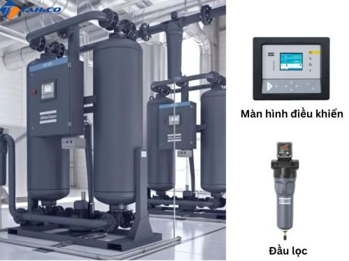 Máy sấy khí hạt hút ẩm Atlas Copco AD - CD - BD - Hình ảnh 4