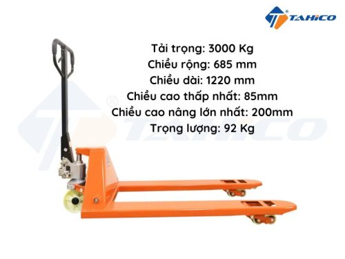 Thông số kỹ thuật của xe nâng ballet 3000kg Zhongxing ZX1501E