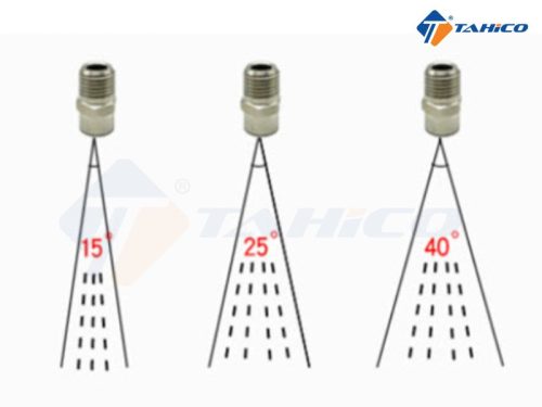 Béc sứ áp cao Italy 3, một tia 0 + 15 + 25 + 40 độ