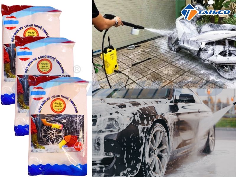 Bột rửa xe không chạm công nghệ Thái Lan 19 Hướng dẫn sử dụng bột rửa xe không chạm Thailand