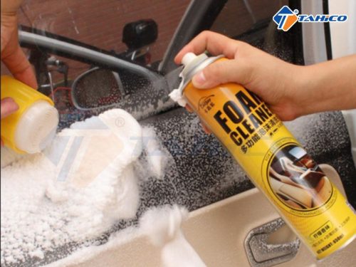 Chai xịt vệ sinh nội thất ô tô ghế da Foam Cleaner - Hình ảnh 4