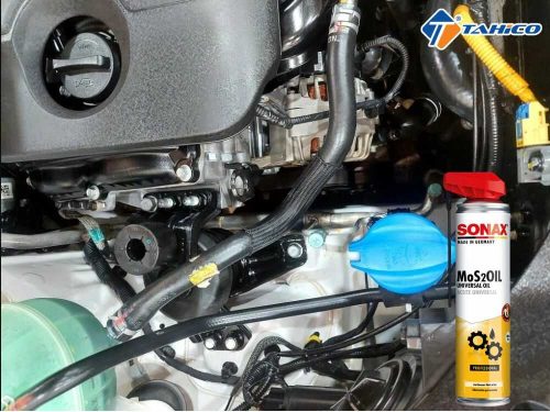 Dầu bôi trơn Sonax MoS2 Oil 339400 400ml | Chống rỉ sét - Hình ảnh 6