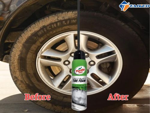 Dung dịch bảo dưỡng lốp Turtle Wax Tire Foam & Shine - Hình ảnh 6