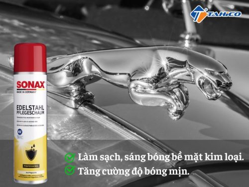 Làm sạch kim loại Sonax Stainless Steel Maintenance Foam 470300 400ml - Hình ảnh 7