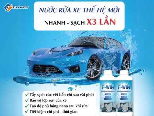 Ưu điểm của dung dịch rửa xe không chạm F-Win