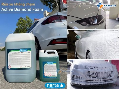 Dung dịch rửa xe không chạm Nerta Active Diamond Foam