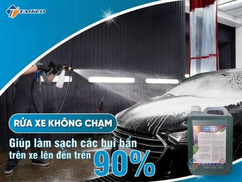 Dung dịch rửa xe không chạm Nerta Active Diamond Foam làm sạch hiệu quả các loại bùn đất cứng đầu