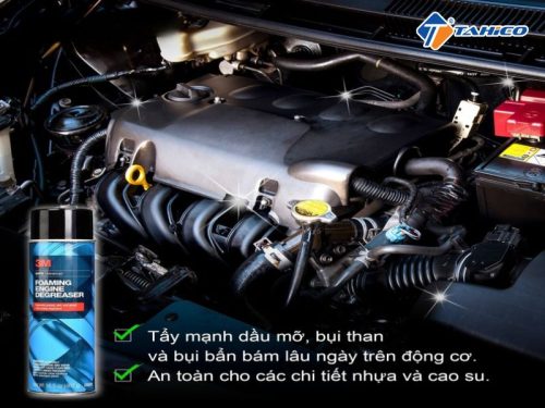 Vệ sinh khoang máy 3M Foaming Engine Degreaser 08899 467g - Hình ảnh 4