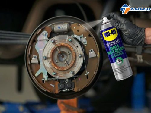 Vệ sinh phanh thắng đĩa WD40 Brake Parts Cleaner 450ml - Hình ảnh 5