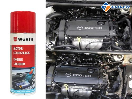 Phủ bóng và bảo vệ khoang máy Wurth Engine Protective Lacquer 400ml - Hình ảnh 7