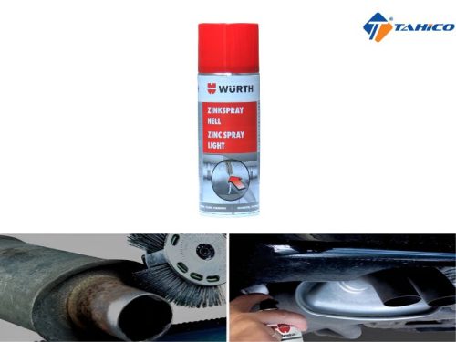 Sơn mạ kẽm Wurth Zinc Spray Light 400ml - Hình ảnh 2