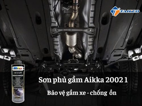 Sơn phủ gầm Aikka 2002 1 lít | Màu đen - Hình ảnh 7