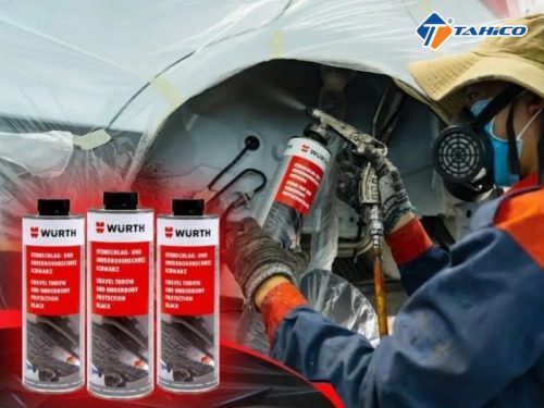 Sơn phủ gầm Wurth Gravel Throw and Underbody Protection 1L | Xám và Đen - Hình ảnh 7