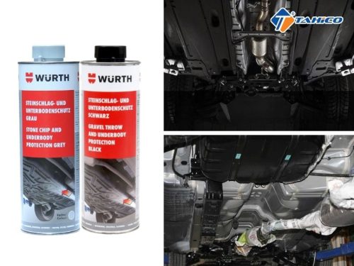 Sơn phủ gầm Wurth Gravel Throw and Underbody Protection 1L | Xám và Đen - Hình ảnh 4