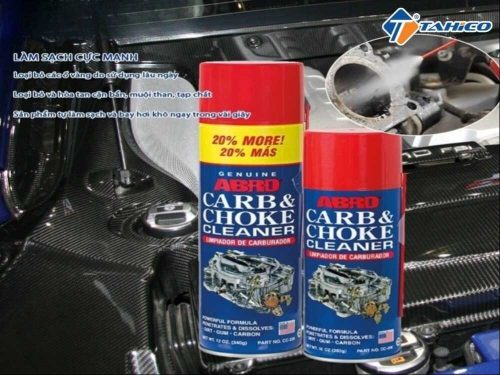 Vệ sinh bình xăng con Abro Carb Cleaner 340g - Hình ảnh 5