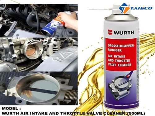 Vệ sinh cổ họng ga Wurth Throttle Valve Cleaner 500ml - Hình ảnh 6