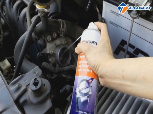 Vệ sinh cổ họng ga Wurth Throttle Valve Cleaner 500ml - Hình ảnh 7