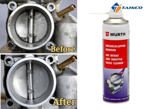 Vệ sinh cổ họng ga Wurth Throttle Valve Cleaner 500ml - Hình ảnh 3