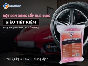 Bột đen bóng lốp Jilie 1106 2,6kg siêu tiết kiệm 9 Đặc điểm tính năng Jilie 1106