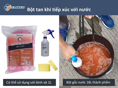 Bột đen bóng lốp Jilie 1106 2,6kg siêu tiết kiệm - Hình ảnh 7