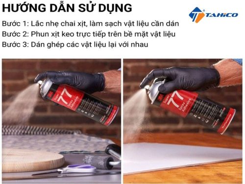 Keo dán đa năng 3M Super 77 375g - Hình ảnh 5