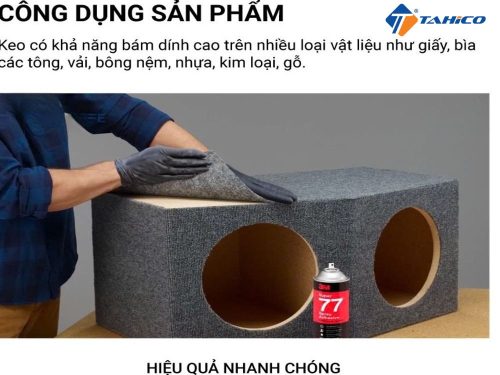 Keo dán đa năng 3M Super 77 375g - Hình ảnh 2