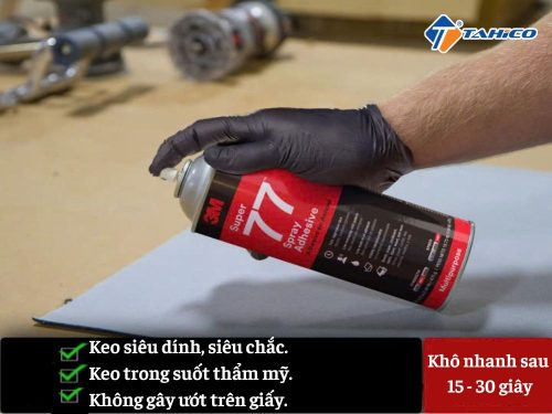 Keo dán đa năng 3M Super 77 375g - Hình ảnh 4