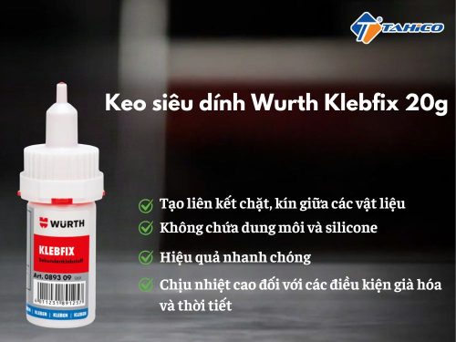 Keo siêu dính Wurth Klebfix 20g - Hình ảnh 4